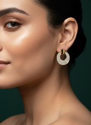 Golden AD Stones Beautiful Studs
