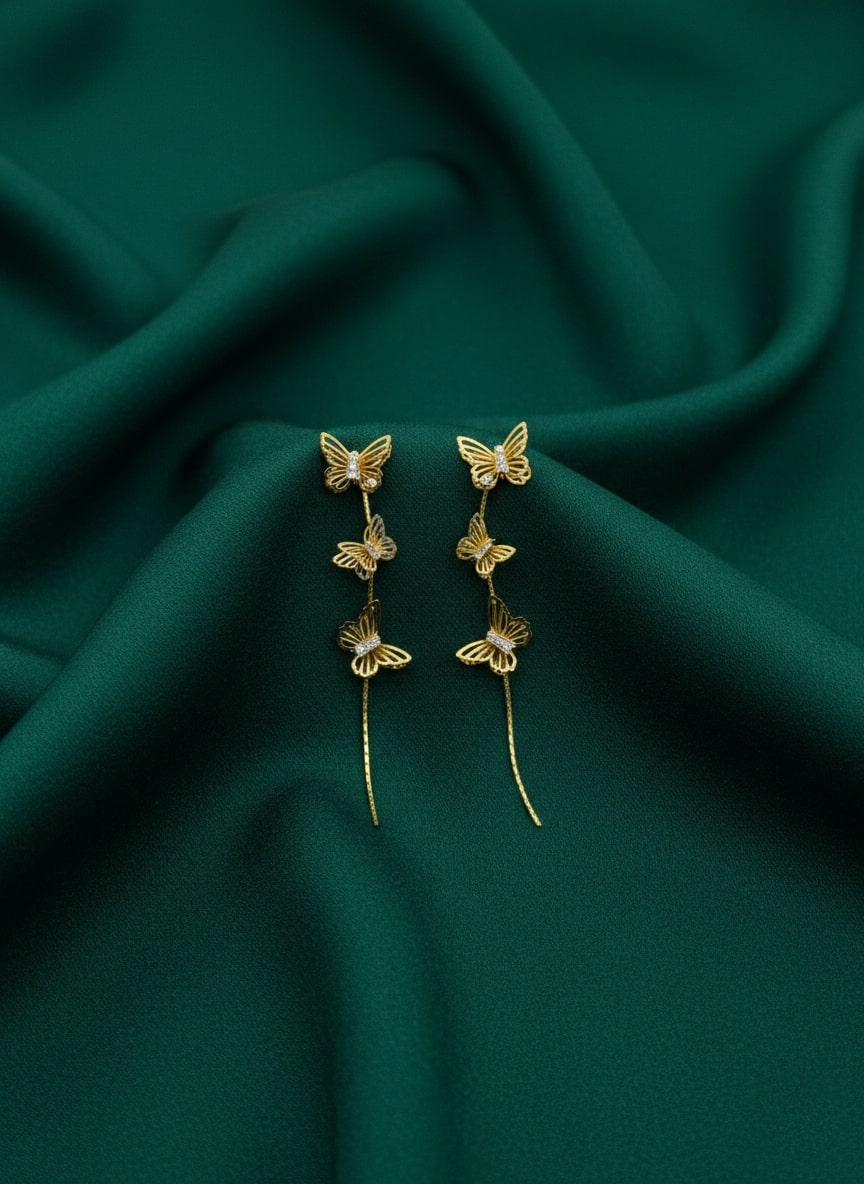 Beautiful Butterfly Threader Earrings