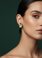 Beautiful Flower Shaped Classic Studs