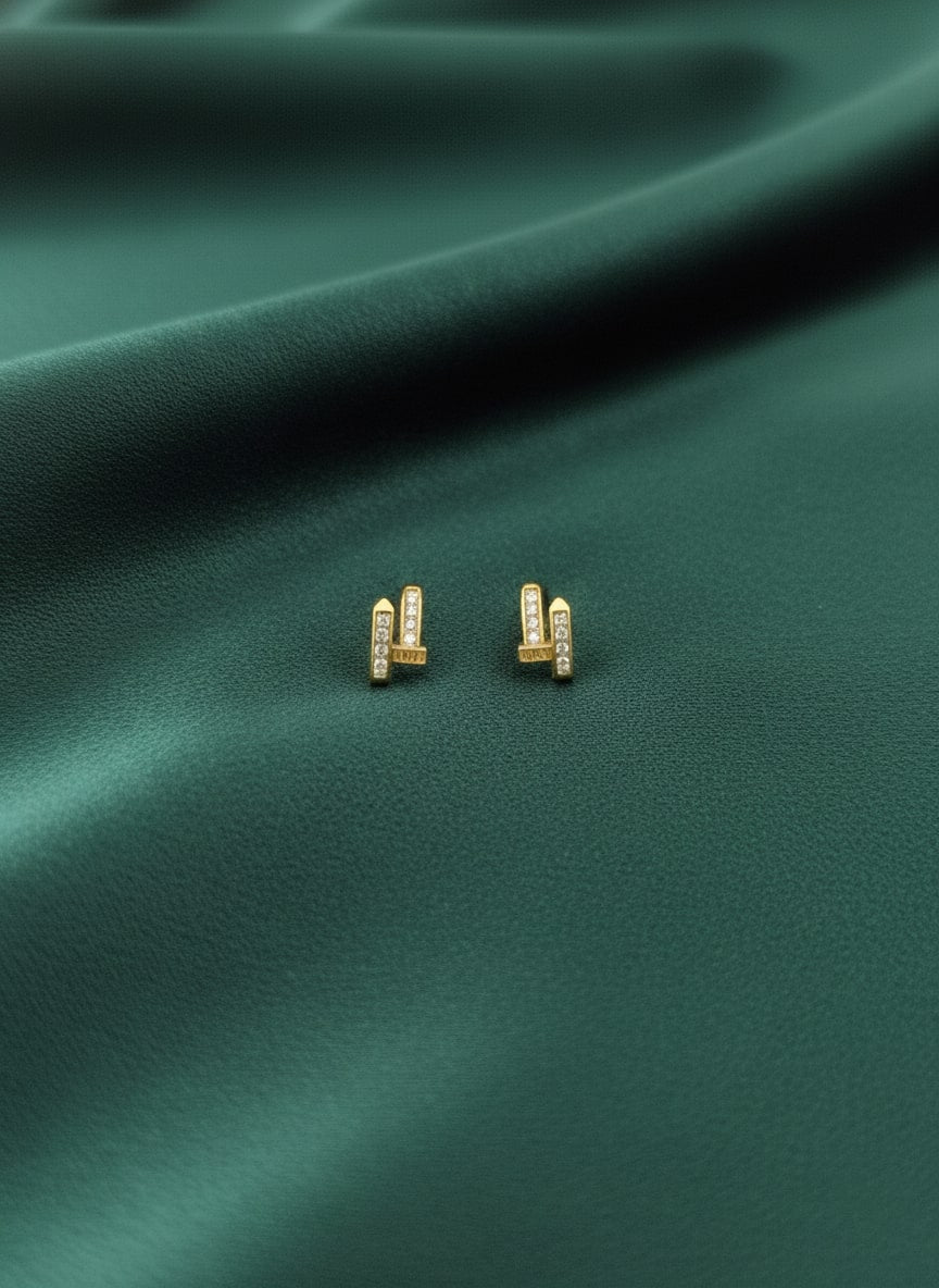 Fancy Diamond Mini Studs