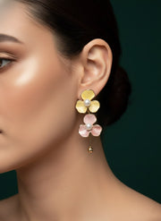 Multicoloured Contemporary Drop Earrings