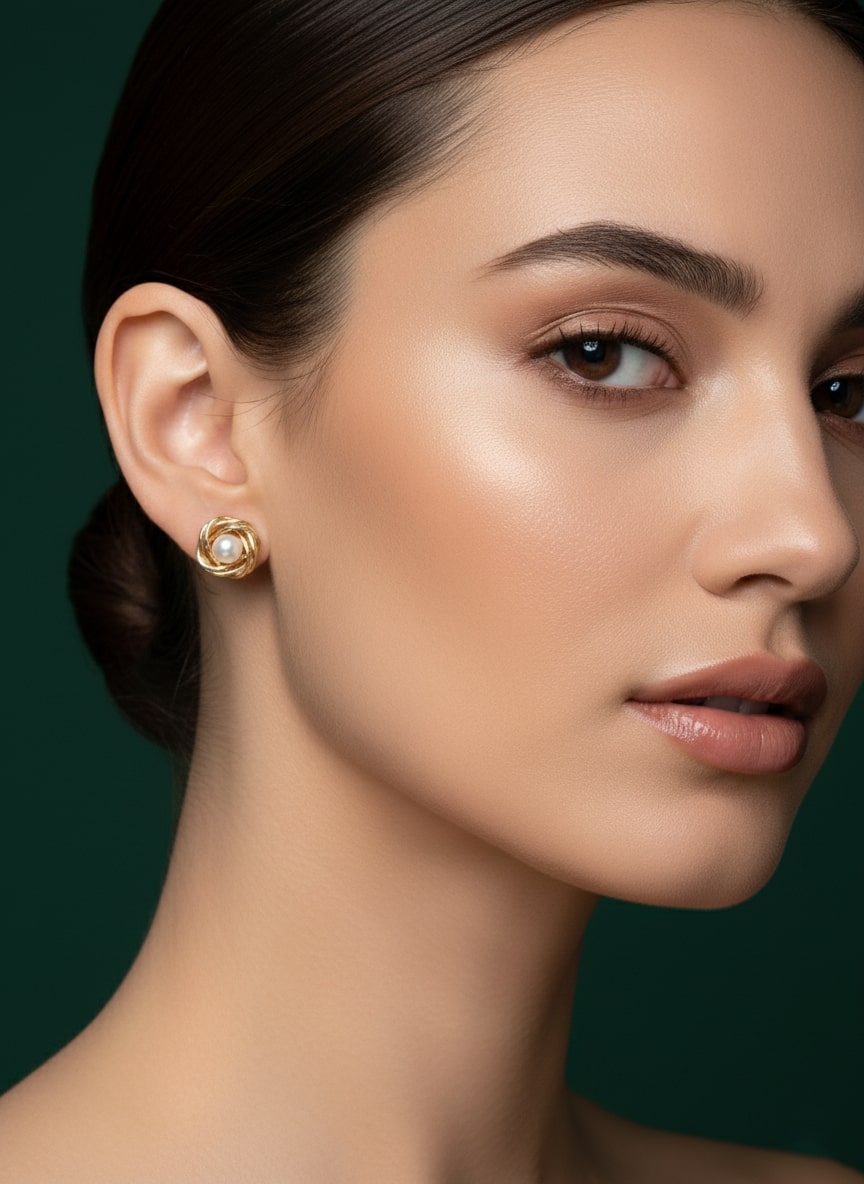 Unique Fancy Pearl Studs
