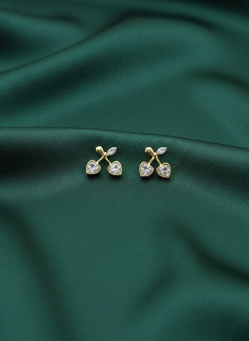 Fancy Cubic Zirconia Studded Designer Earrings