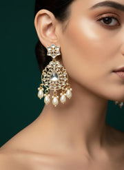 Beautiful Kundan & Pearls Earrings
