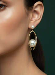 Fancy Pearl & Beads Drop Earrings