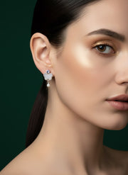 Butterfly Pearl & Beaded Studs
