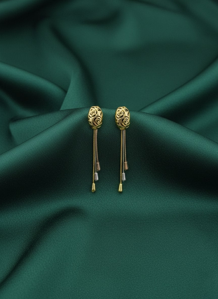 Contemporary Design Threader Earrings