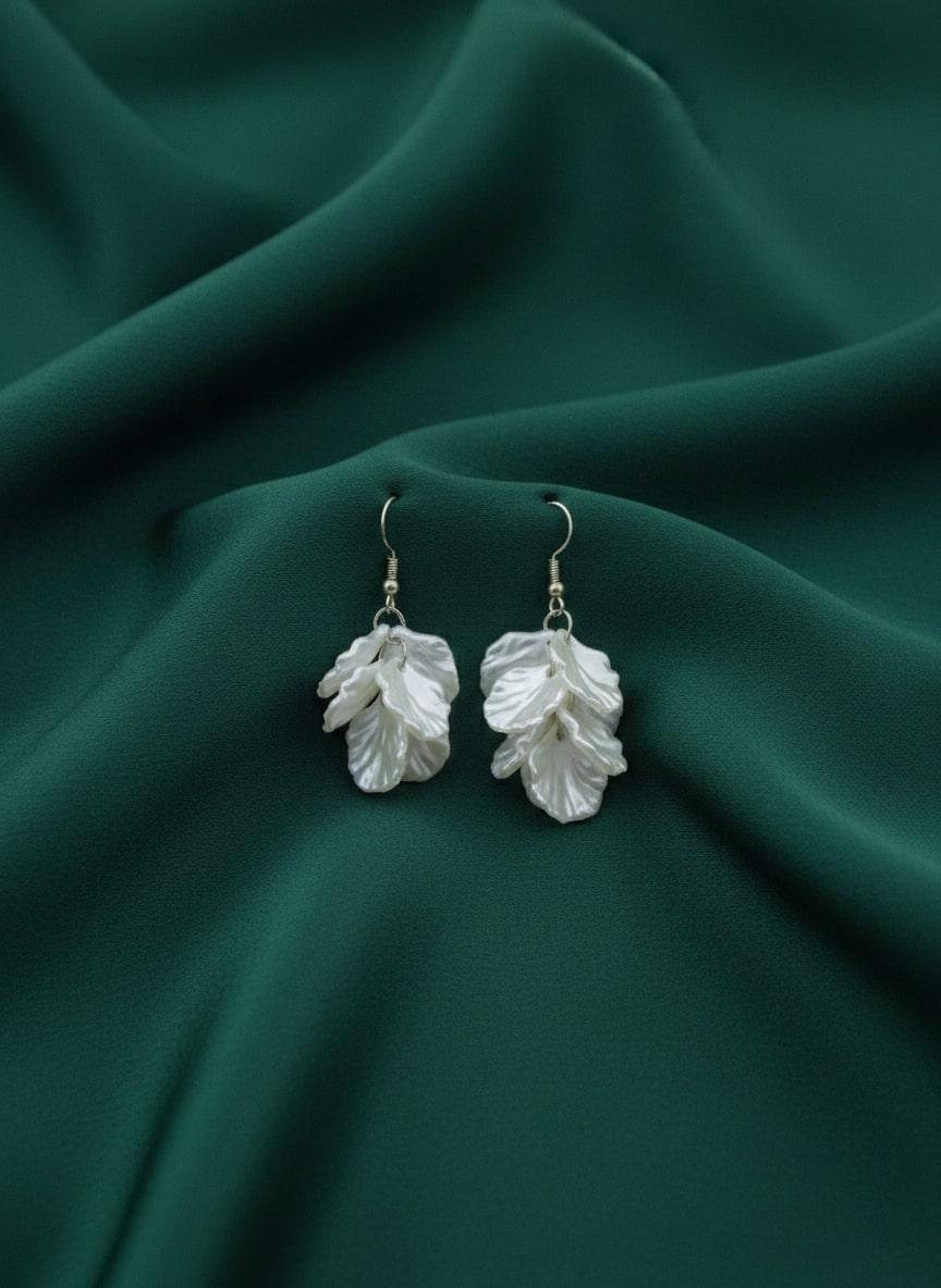 Unique Sea Shell Flower Shaped classic Drop Earring