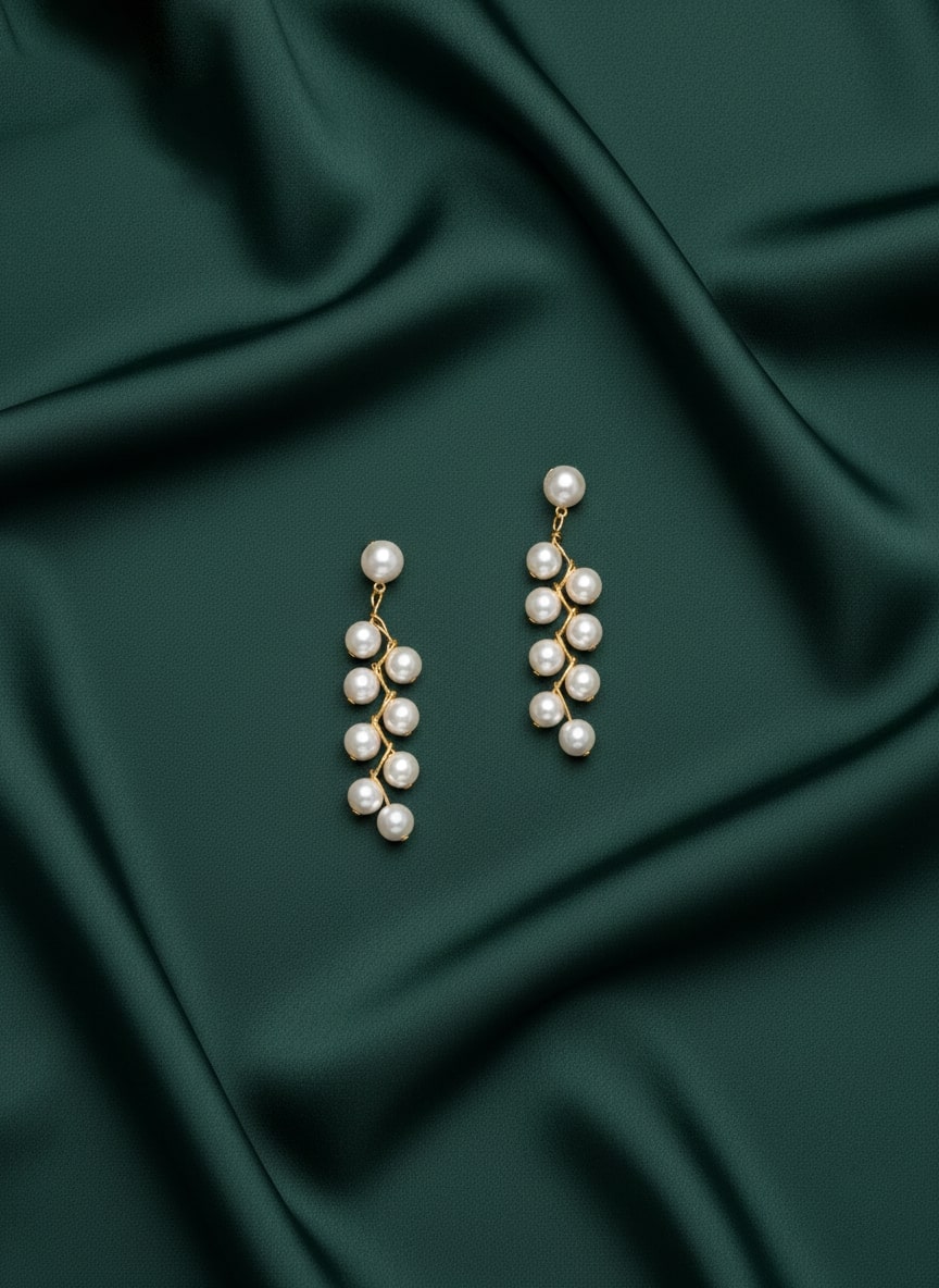 Unique Pearls Drop Earrings
