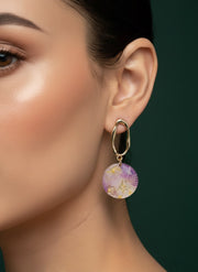 Artificial Hoop Drop Earring