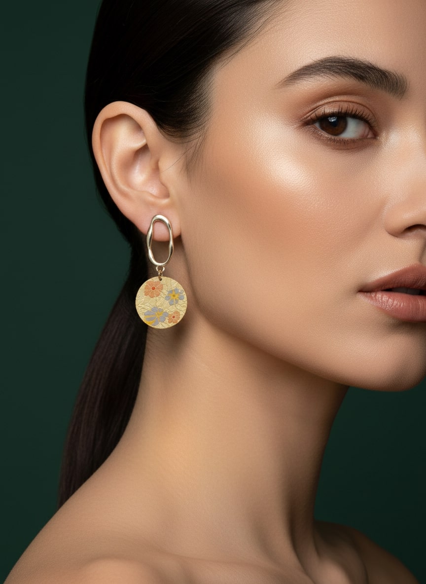 Antique Contemporary Drop Earrings