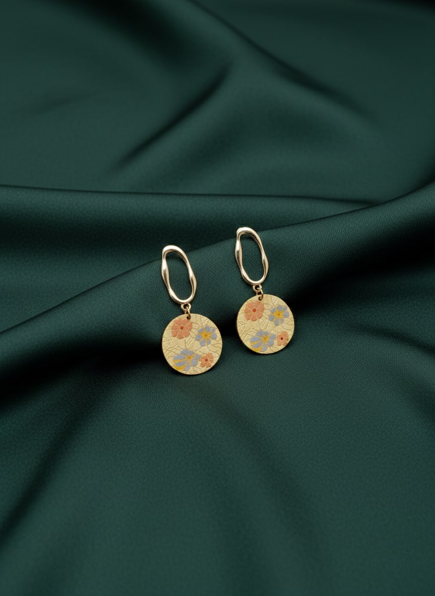 Antique Contemporary Drop Earrings