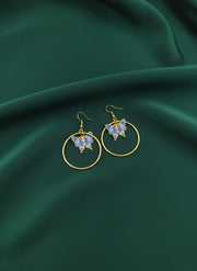 Fancy Ring with Beautiful Butterfly Earrings
