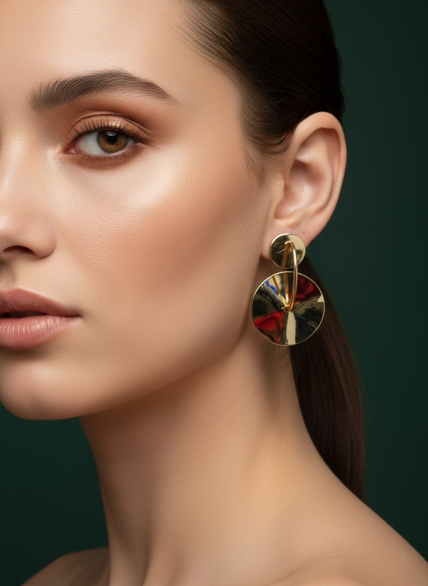 Antique Contemporary Drop Earrings