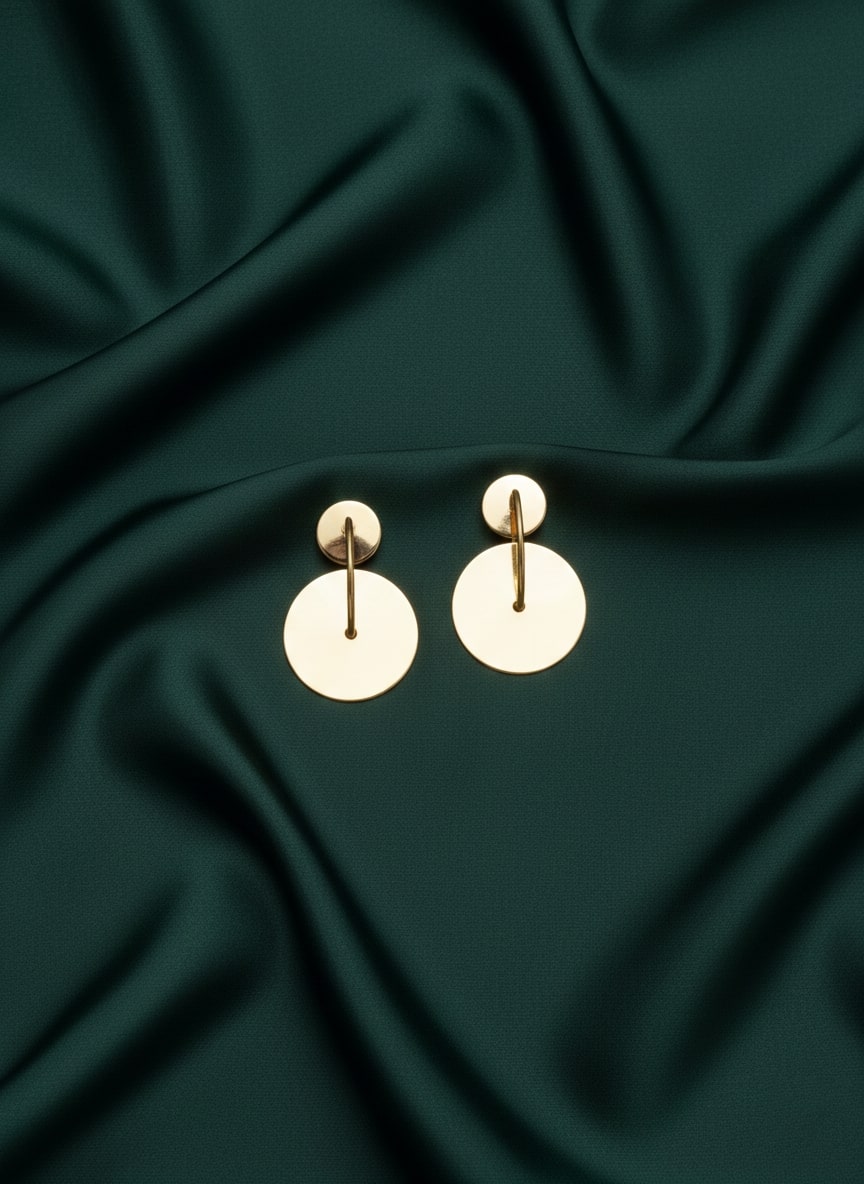 Antique Contemporary Drop Earrings