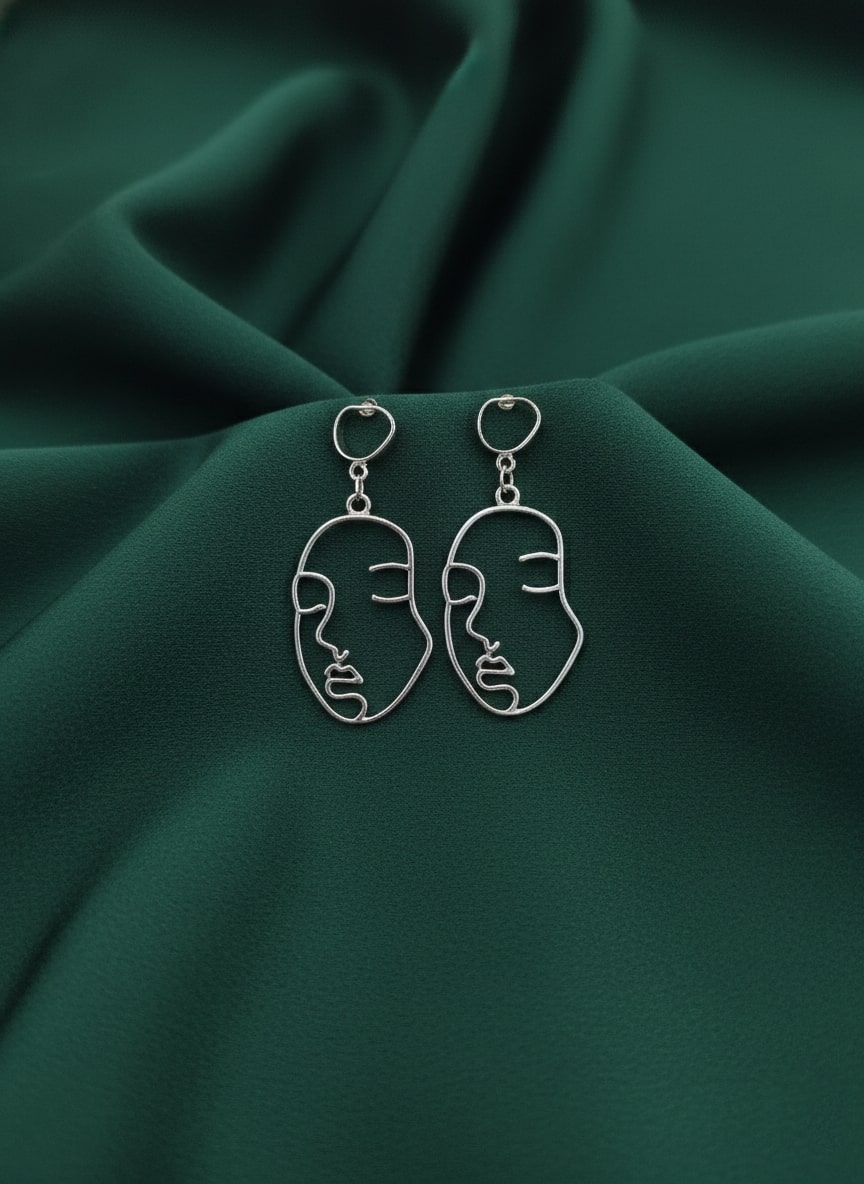 Antique Contemporary Drop Earrings