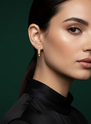 Trendy Pearls Beaded Studs
