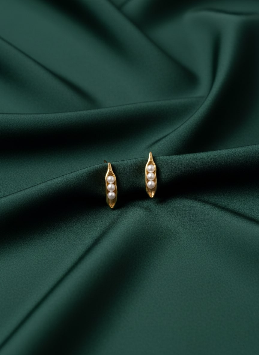 Trendy Pearls Beaded Studs