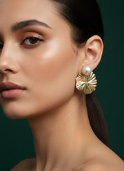 Pearl Contemporary Drop Earrings