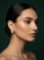 Unique Beaded Spiral Studs