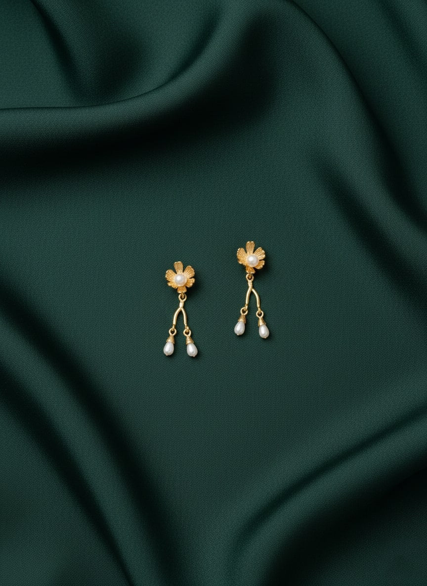 Flower studed with tassels