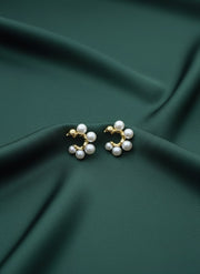 Fancy Artificial Beaded Small hoop