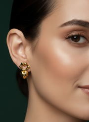 Unique Stylish Heart Shape Studs