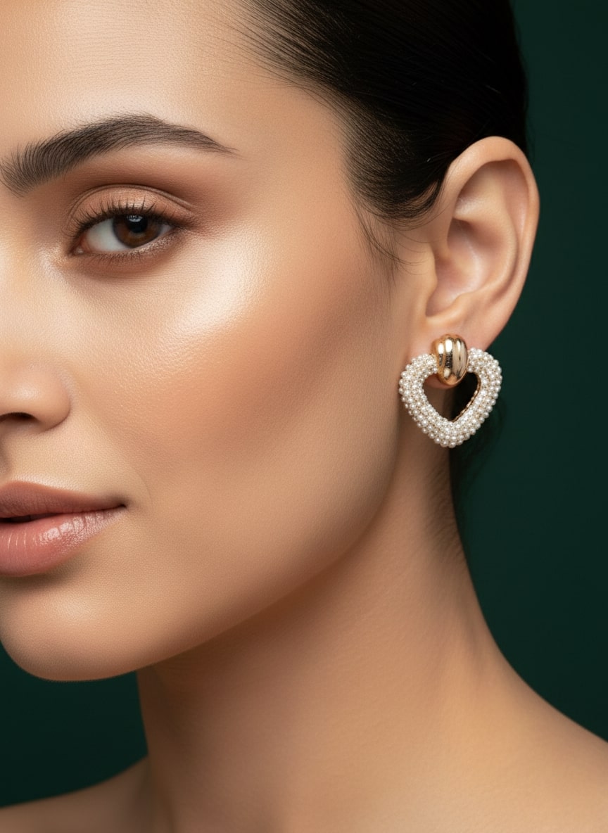 Unique Heart Shaped Earrings