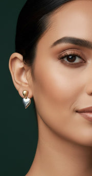 Trendy Beautiful Heart-shaped Earrings