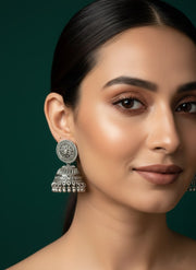 German Silver Jhumka Earring