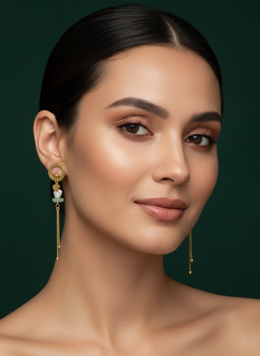 Gold Plated Threader Earrings