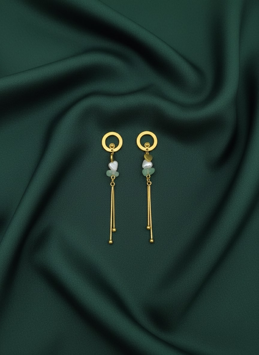 Gold Plated Threader Earrings
