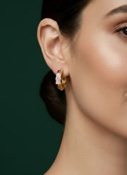 Golden trendy Small Hoop