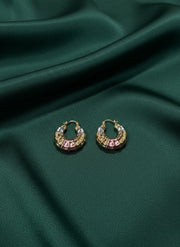 Golden trendy Small Hoop