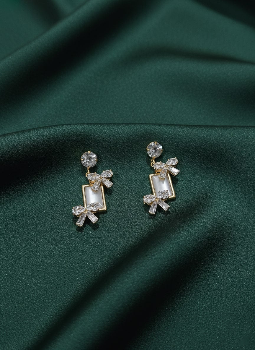 Fancy American diamond Drop Earring