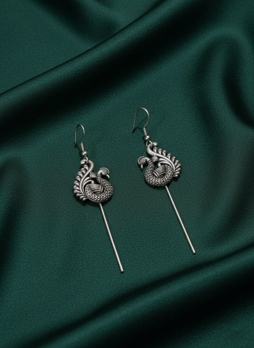 Beautiful Peacock design Ear Cuff