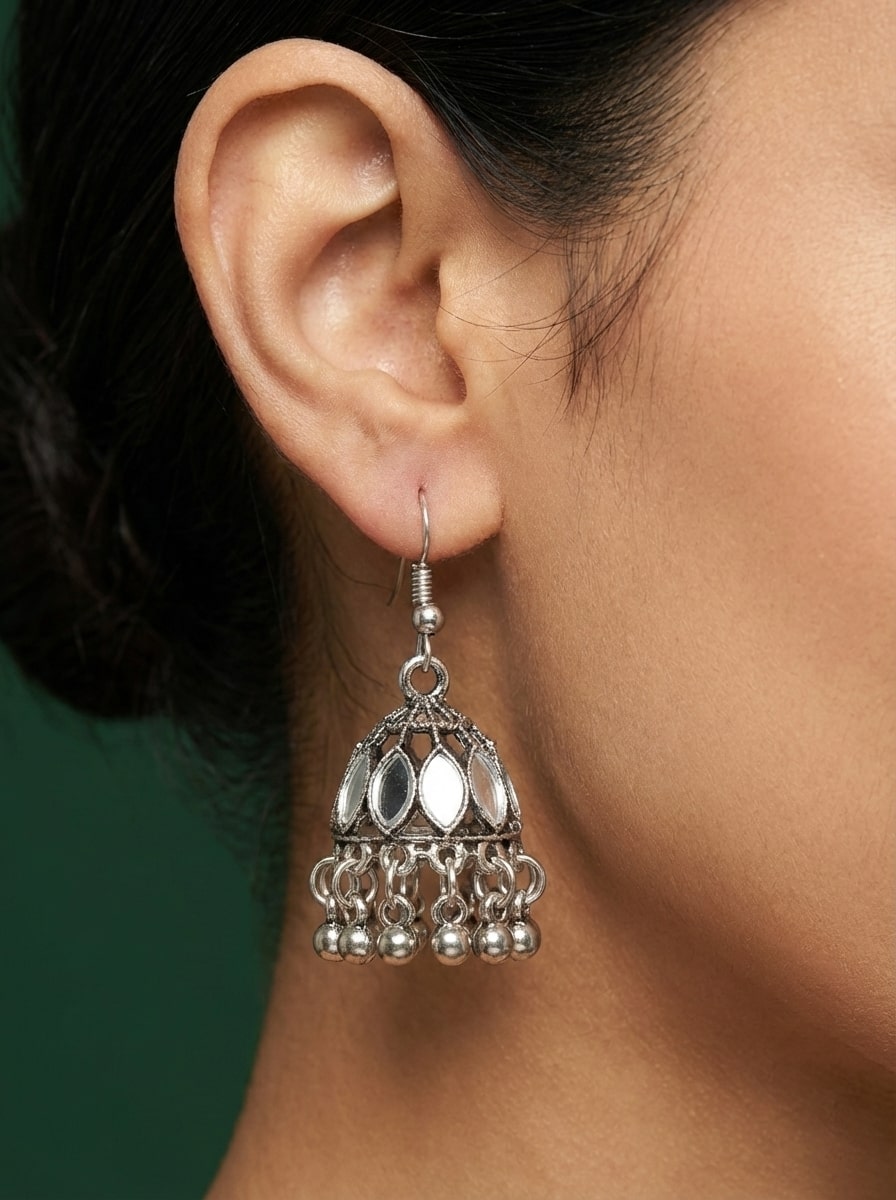 Silver Plated Jhumki