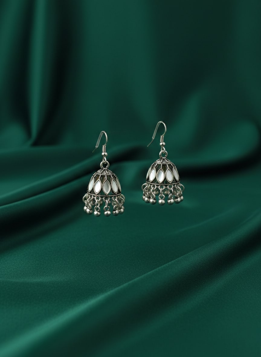 Silver Plated Jhumki