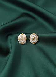 Antique Korean Circular Shape Studs