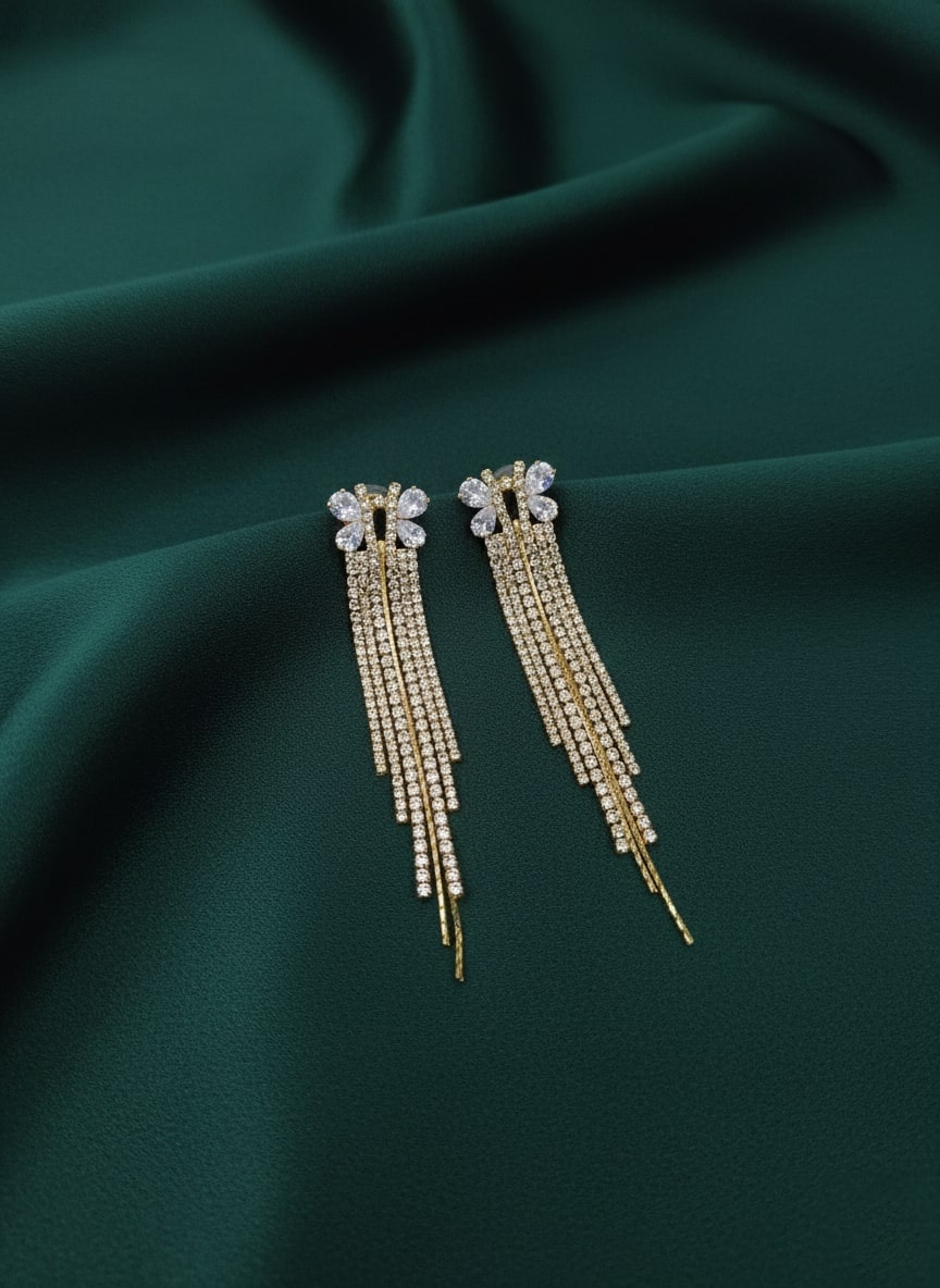Fancy Butterfly tassels Earring