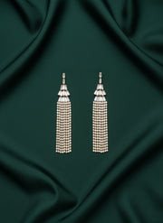 Classic Diamond Tassels Earrings