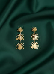 Golden Beautiful Drop Earrings
