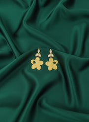 Flower pattern Drop Earring