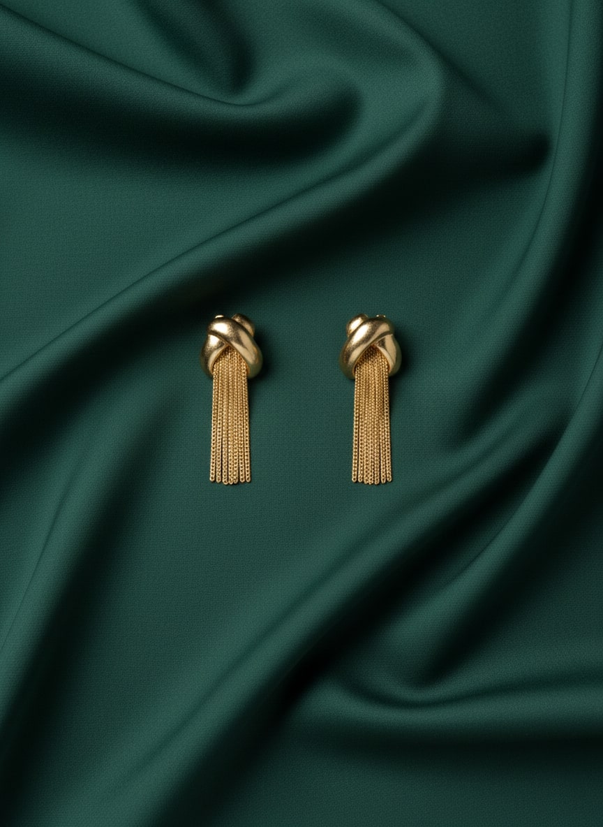 Golden tassels Earrings