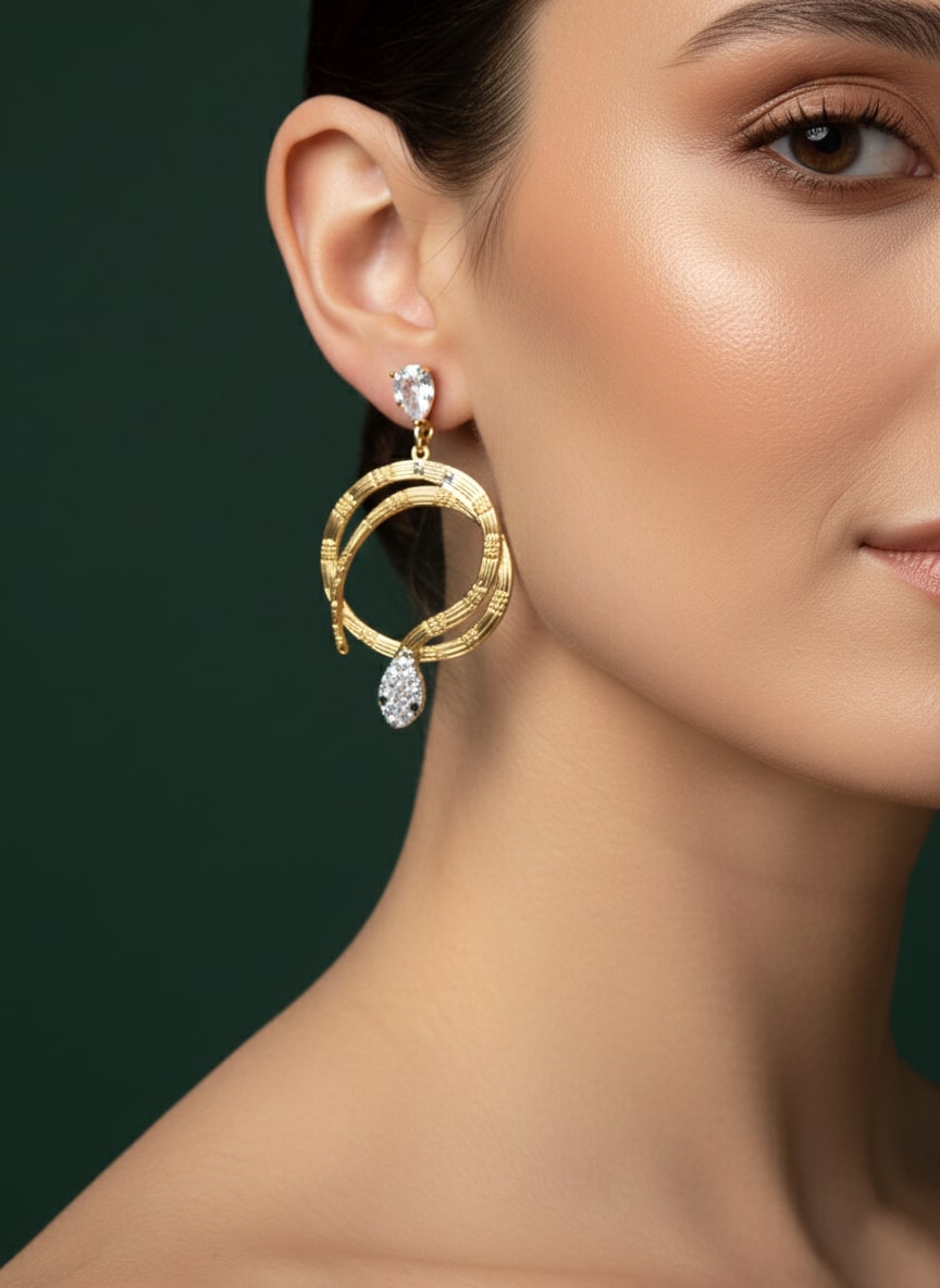 Classic Snake Shape Earrings