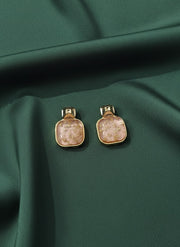 Beautiful Glitter Korean Style Drop Earrings