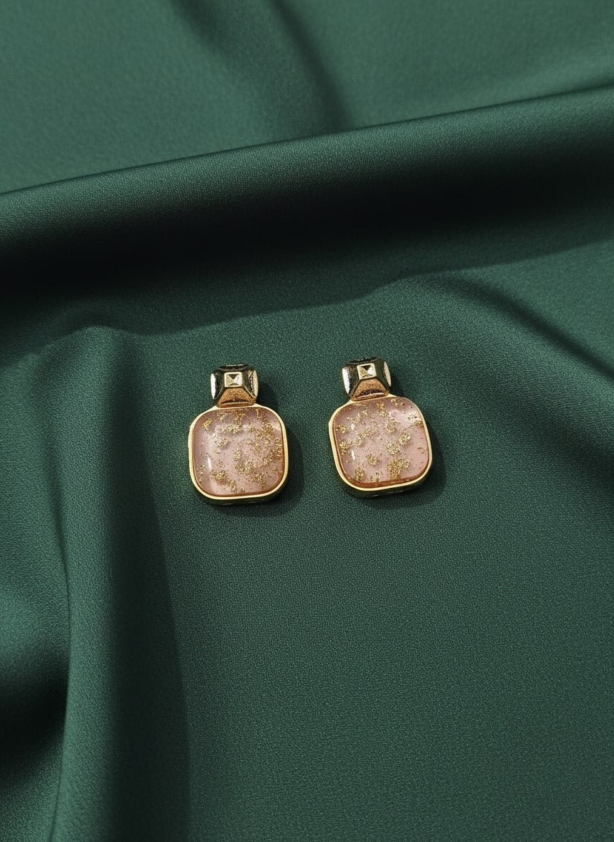 Beautiful Glitter Korean Style Drop Earrings