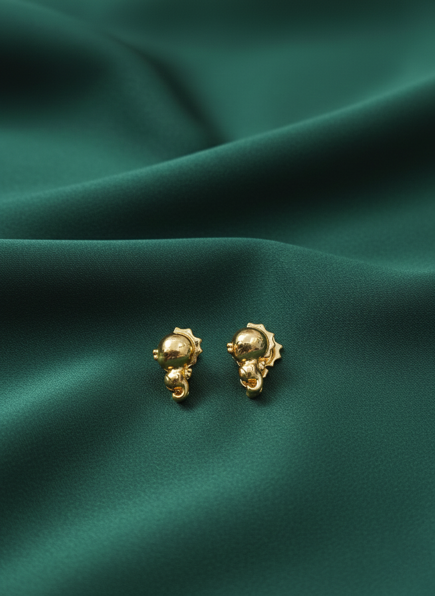 Contemporary Classic Golden Studs