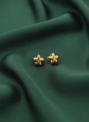 Unique Golden Star Studs