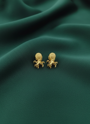 Golden Octopus Style Studs